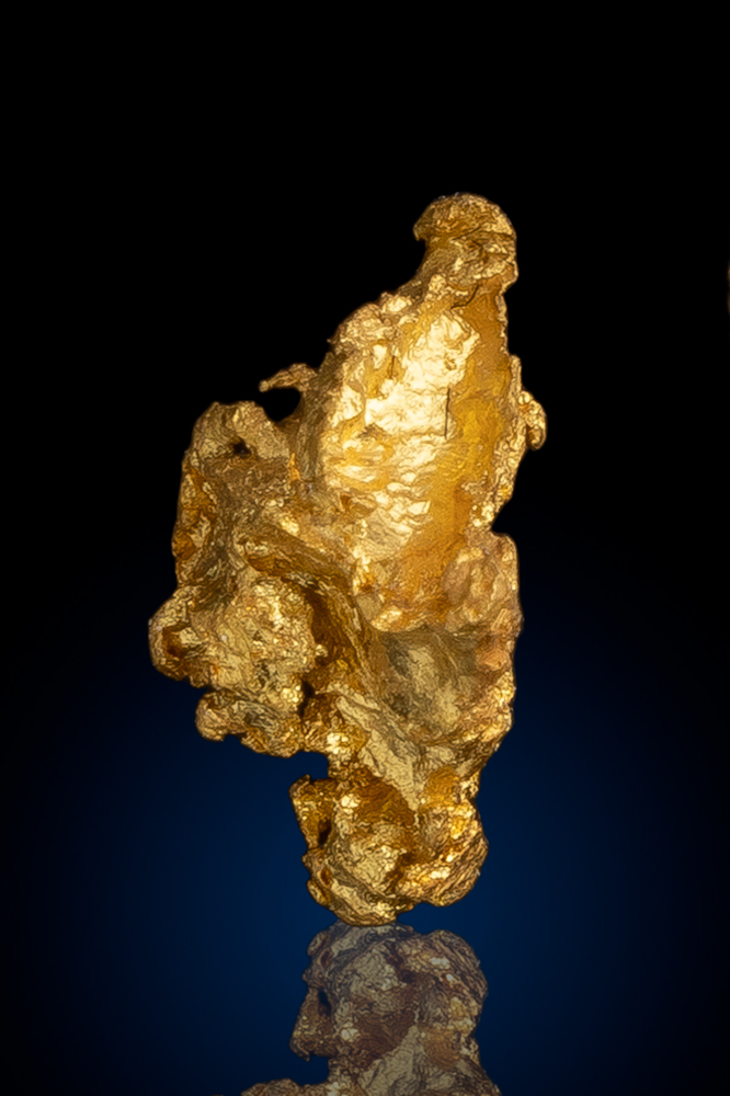 Crystalline Gold Nugget - Etched from the Harvard Gold Mine